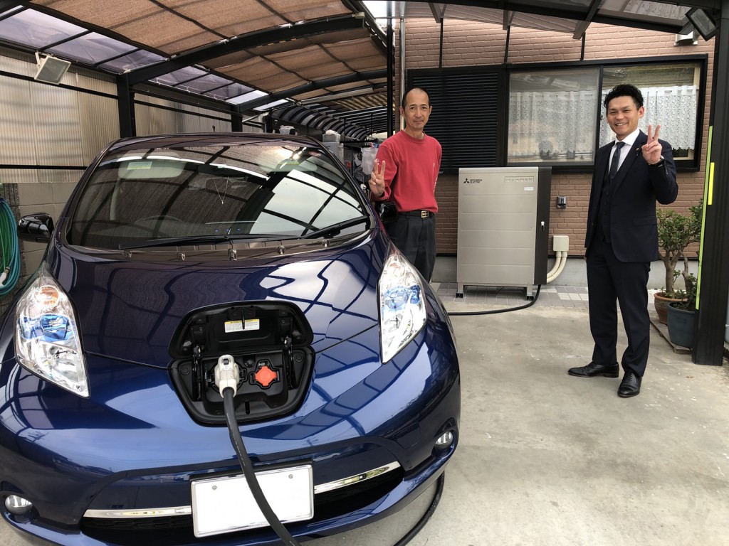 V2H工事完了しました！EV事業部「EV Garege SR」
